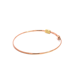 Bracelet Essential Or rose 9 carats et 2 stoppers Or jaune Dodo