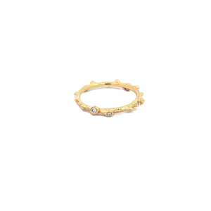 Bague Ole Lynggaard Nature Or jaune Diamants