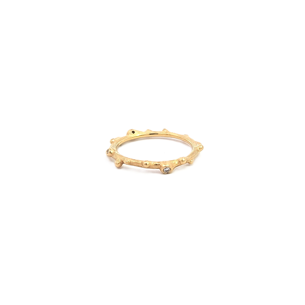 Bague Ole Lynggaard Nature Or jaune Diamants