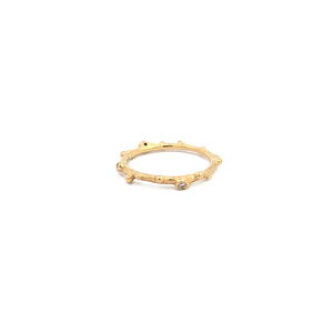 Bague Ole Lynggaard Nature Or jaune Diamants