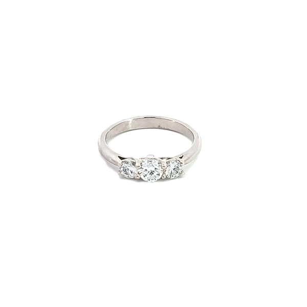 Solitaire Or blanc Diamants