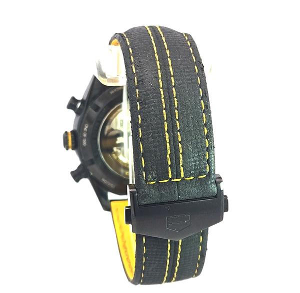 Montre TAG Heuer Carrera Chronograph x Porsche Yellow Racing