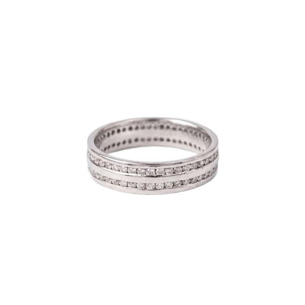 Bague Or blanc Diamants Eternity