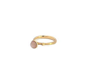 Bague Ole Lynggaard Lotus 0 Pierre de Lune Blush