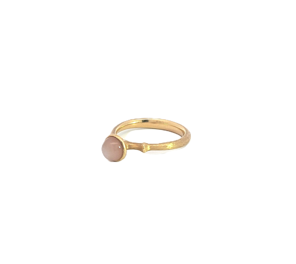 Bague Ole Lynggaard Lotus 0 Pierre de Lune Blush