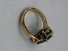 Bague Or Emeraude et diamants brillants