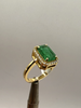 Bague Or Emeraude et diamants brillants