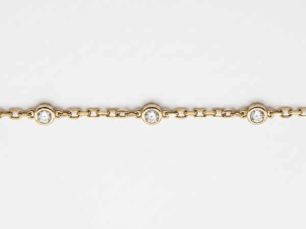 Bracelet Or Diamants brillants