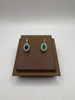 Boucles d'oreilles en or blanc, Emeraudes et Diamants brillants