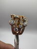 Bague 4 rangées Or rose Diamants