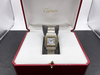 Montre Cartier «  SANTOS » Galbé Or et acier.