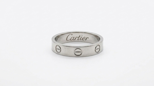 Bague Cartier "love" en or blanc 750/1000