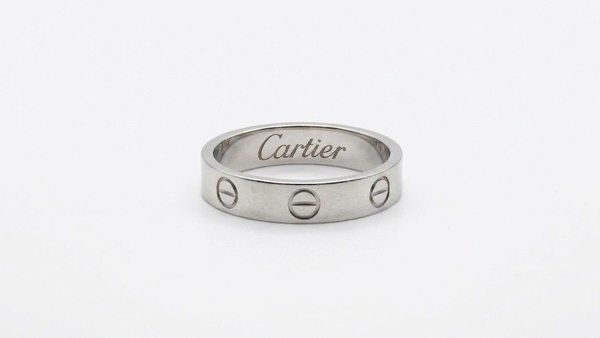Bague Cartier "love" en or blanc 750/1000