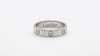 Bague Cartier "love" en or blanc 750/1000