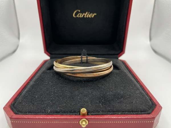 Bracelet modèle "Trinity" de "Cartier" 3 ors 750/1000