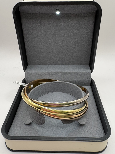 Bracelet modèle "Trinity" de "Cartier" 3 ors 750/1000