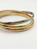 Bracelet modèle "Trinity" de "Cartier" 3 ors 750/1000
