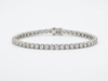 Bracelet Tennis Or blanc Diamants