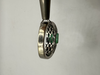 Bague Or blanc Émeraude et diamants