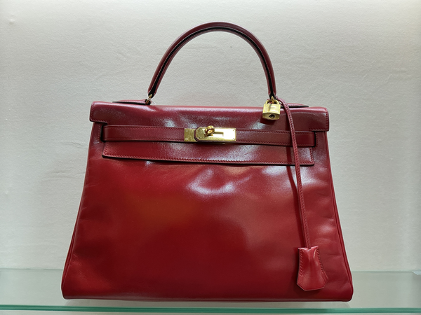 Sac Hermes Kelly rouge