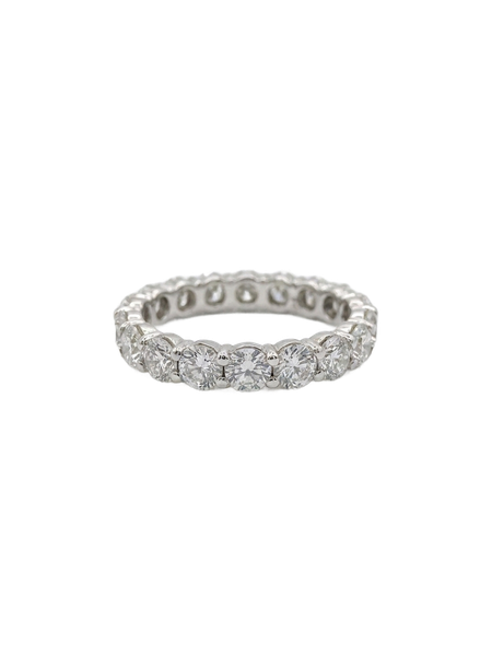 LP5512 Alliance tour complet en or blanc 750/1000 sertie de 0,06 ct*20 environ 1,20 ct. Poids du bijou : 3,36 grs