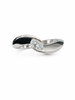 Bague "Garel" or blanc diamant oval