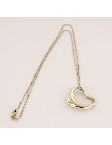 Collier  Tiffany « Open Heart » en argent
