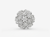 Bague Trembleuse Or blanc Diamants