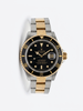 MONTRE ROLEX SUBMARINER OR ET ACIER, année 1985
