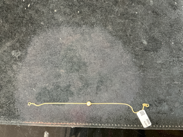 Bracelet or jaune et diamants