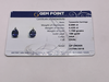 Boucles d'oreille Or blanc Tanzanite et diamants
