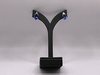 Boucles d'oreille Or blanc Tanzanite et diamants