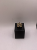 Bague 5 lignes Or jaune, cabochons Saphir Rubis Émeraude