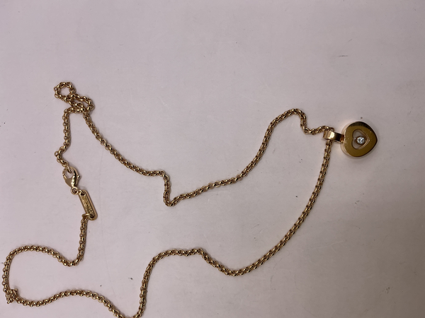 Collier Chopard « Happy Diamonds » Or jaune, Diamant
