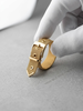 Bague Ceinture, années 70, Or jaune
