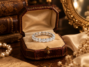 Alliance Tour complet Or blanc diamants