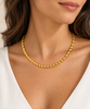 Collier Torsades Or jaune