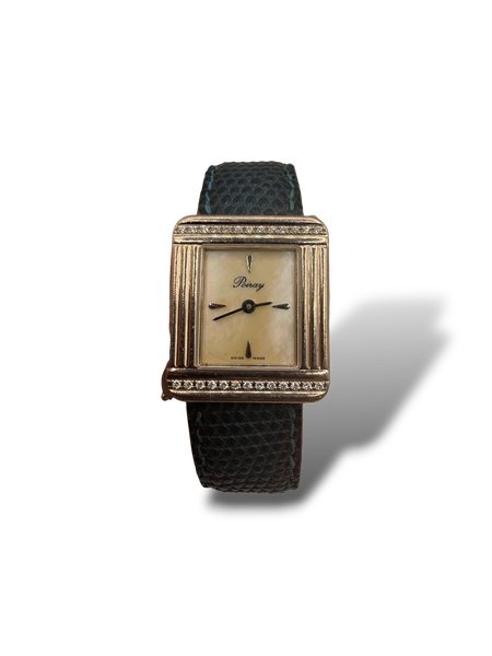 Montre "Poiray"  Or blanc Diamants