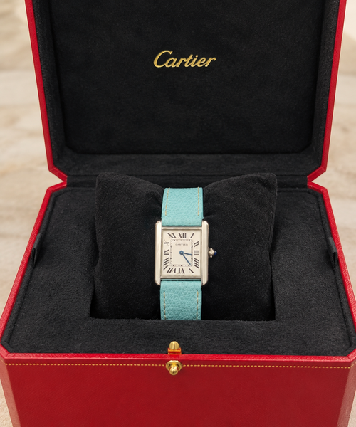 Montre Cartier Tank Acier