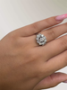 Bague diamants et or blanc