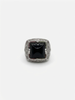 Bague Bulgari onyx, diamants et or blanc