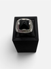 Bague bvlgari onyx, diamants et or blanc