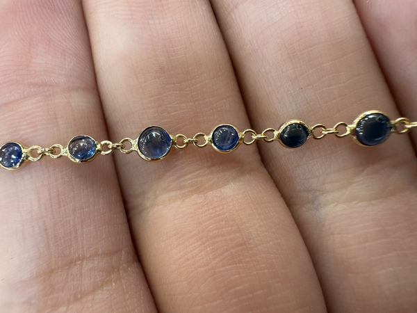 Bracelet Saphir Or jaune